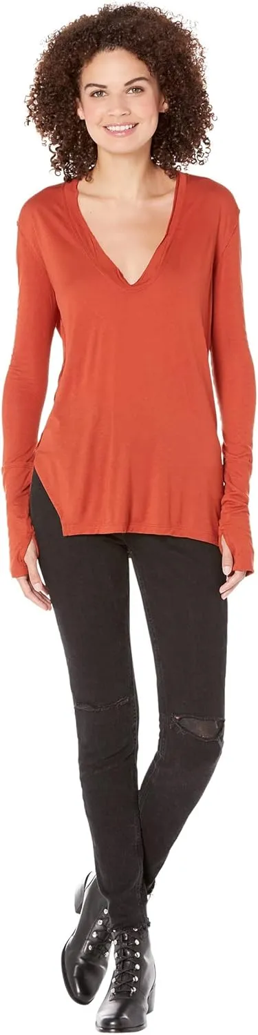 Free People Fresh and Clean Long Sleeve Tee