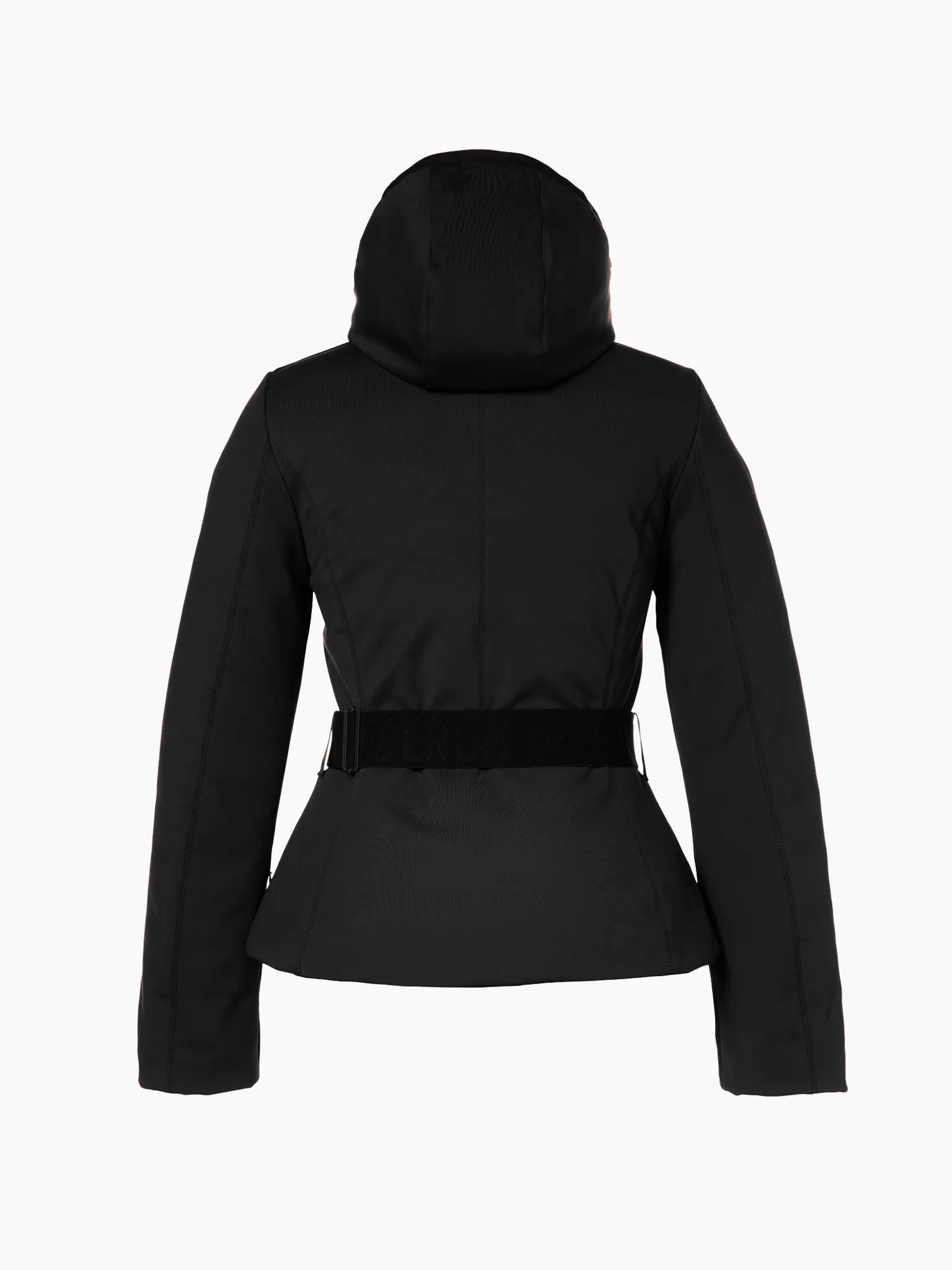 Giselle Faux Border Ski Jacket  - Black
