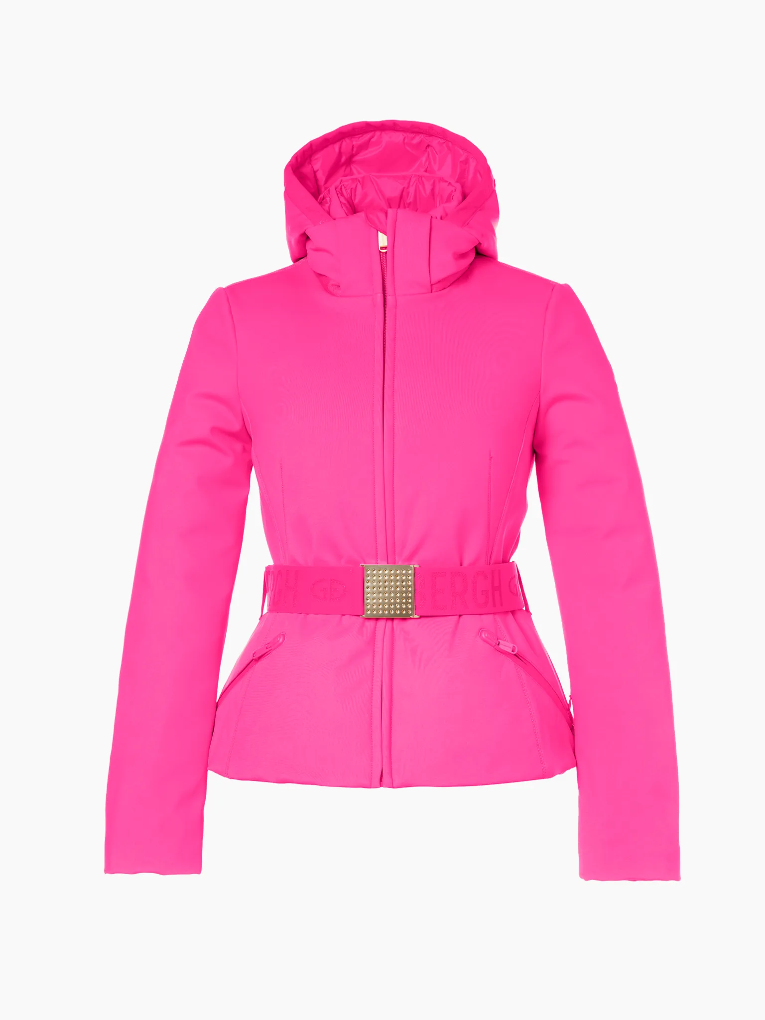 Giselle Faux Border Ski Jacket  - Pink