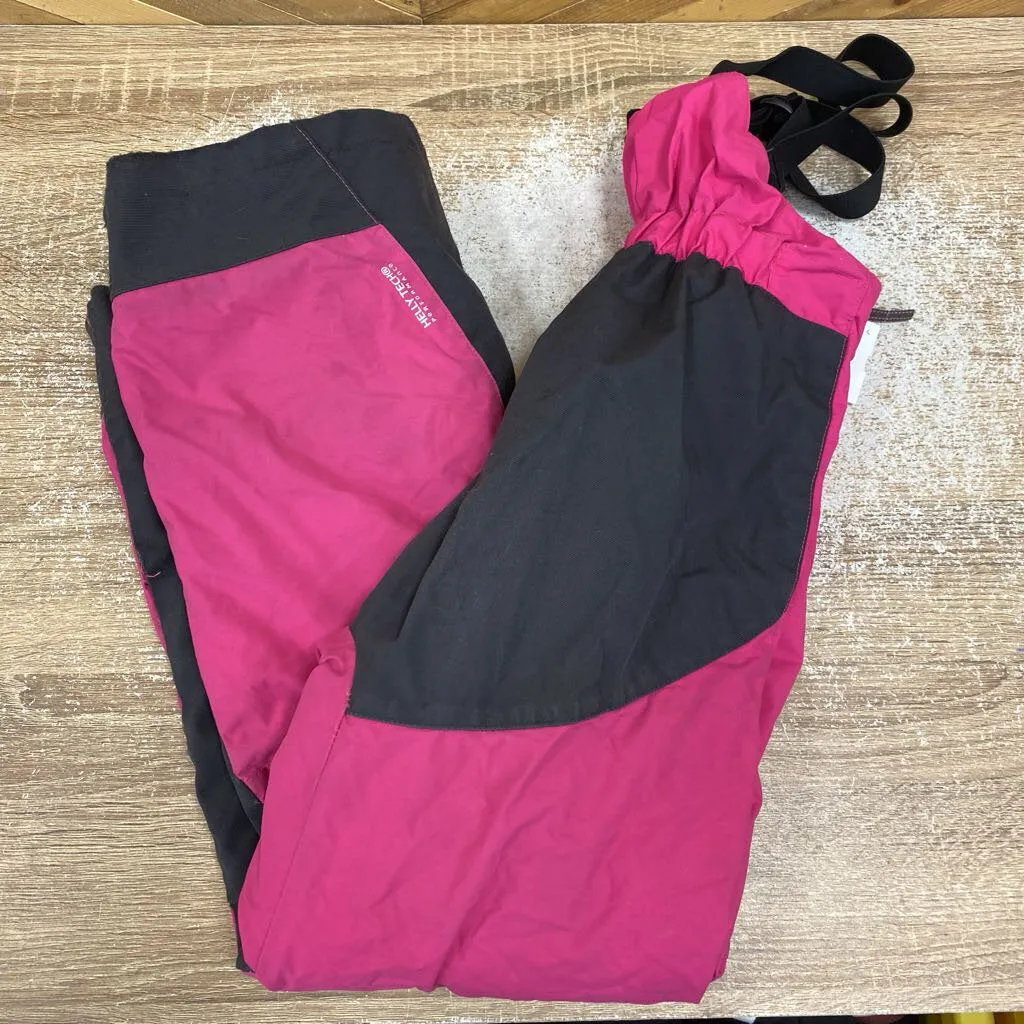 Helly Hansen - Kid's Bibbed Snow Pants - MSRP $190: Pink/Black-children-9Y