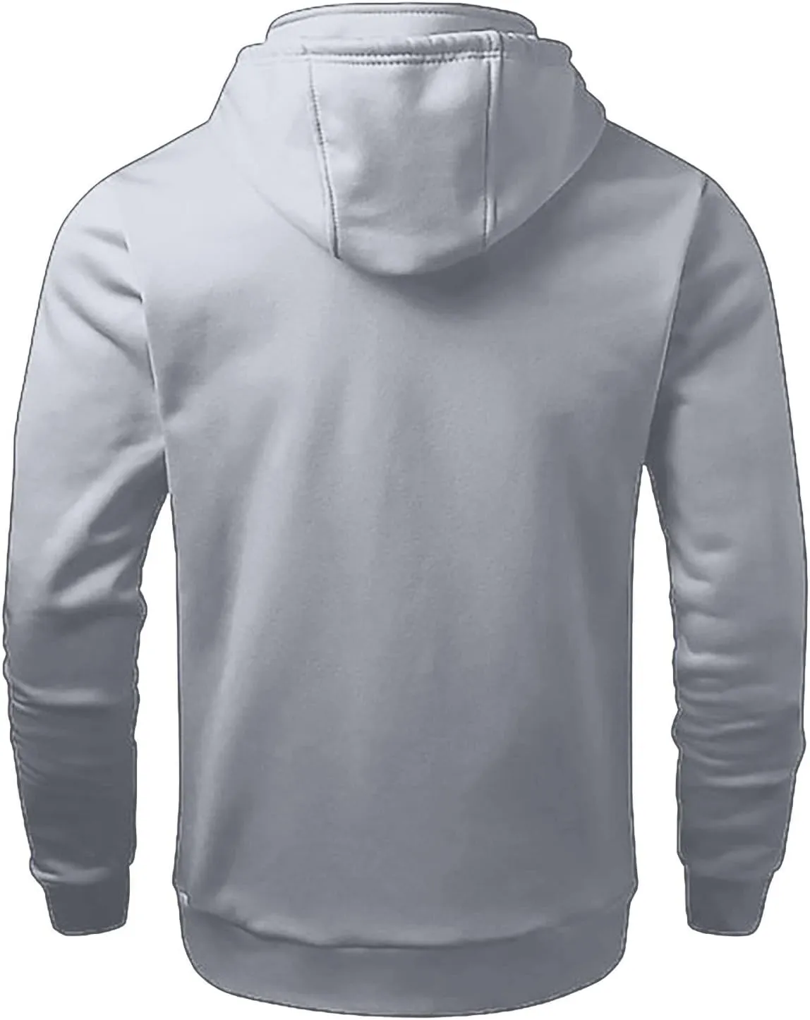 Hoodies for Men Quarter Zip Up Hoodie Pullover Loose Fit Heavyweight Hooded Sweatshirt for Men with Pocket