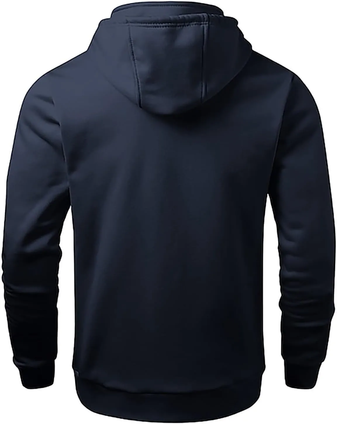 Hoodies for Men Quarter Zip Up Hoodie Pullover Loose Fit Heavyweight Hooded Sweatshirt for Men with Pocket