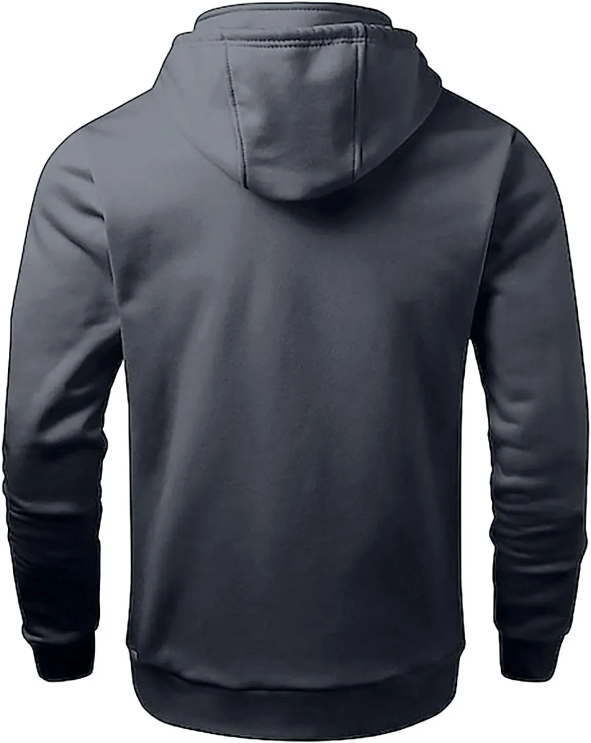 Hoodies for Men Quarter Zip Up Hoodie Pullover Loose Fit Heavyweight Hooded Sweatshirt for Men with Pocket