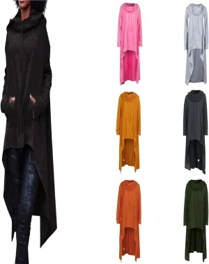 Hoodies For Womens Vintage Long Sleeve Pullover Oversize Long Sleeve Hoodies Pockets Sweatshirt Solid Color Hoodies