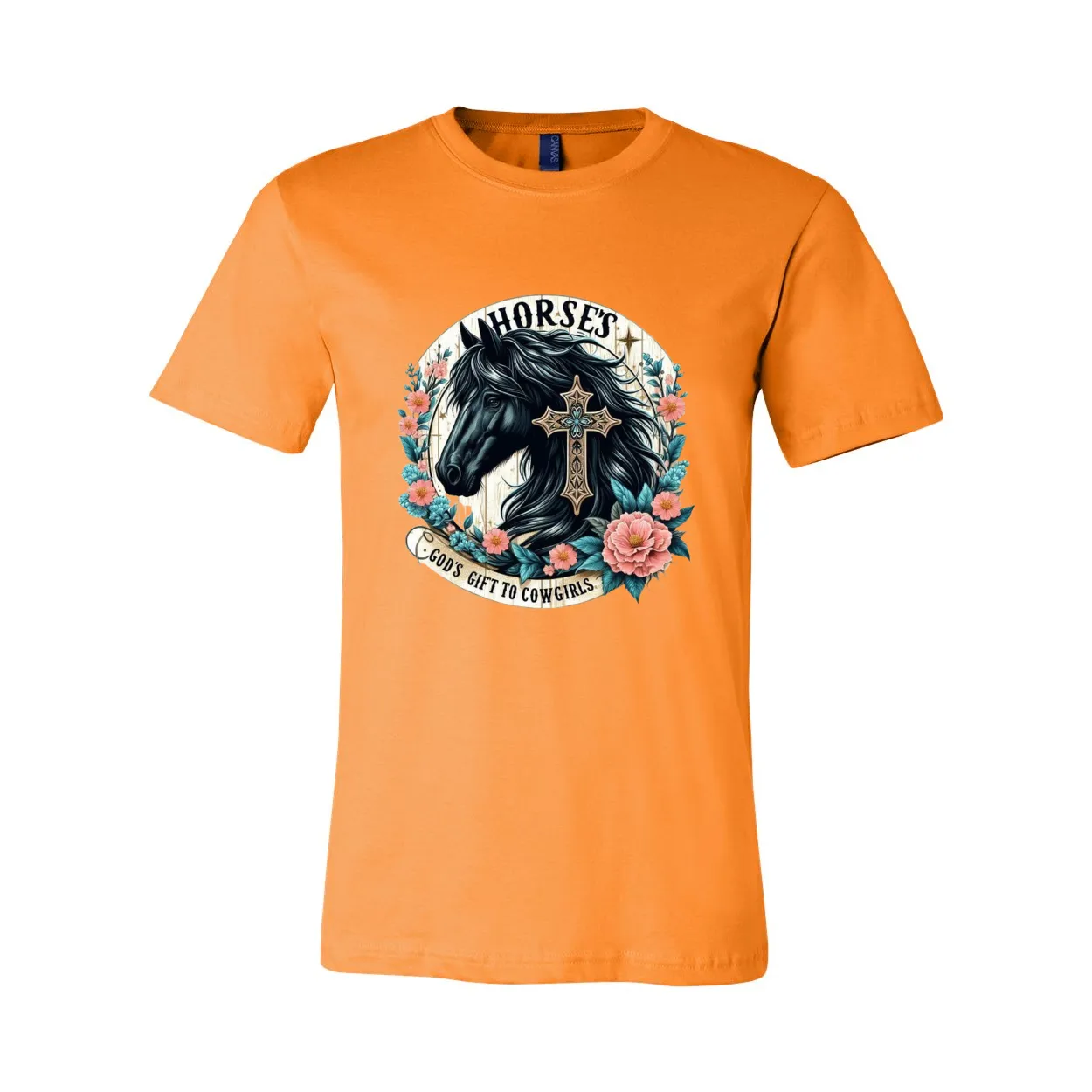 Horses Gods Gift to Cowgirls T Shirts