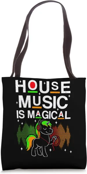 House music Dj EDM Tote Bag
