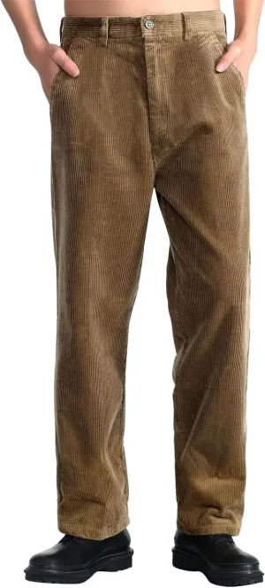 IDEALSANXUN Mens Corduroy Pants Flat Front Straight Leg Casual Pants