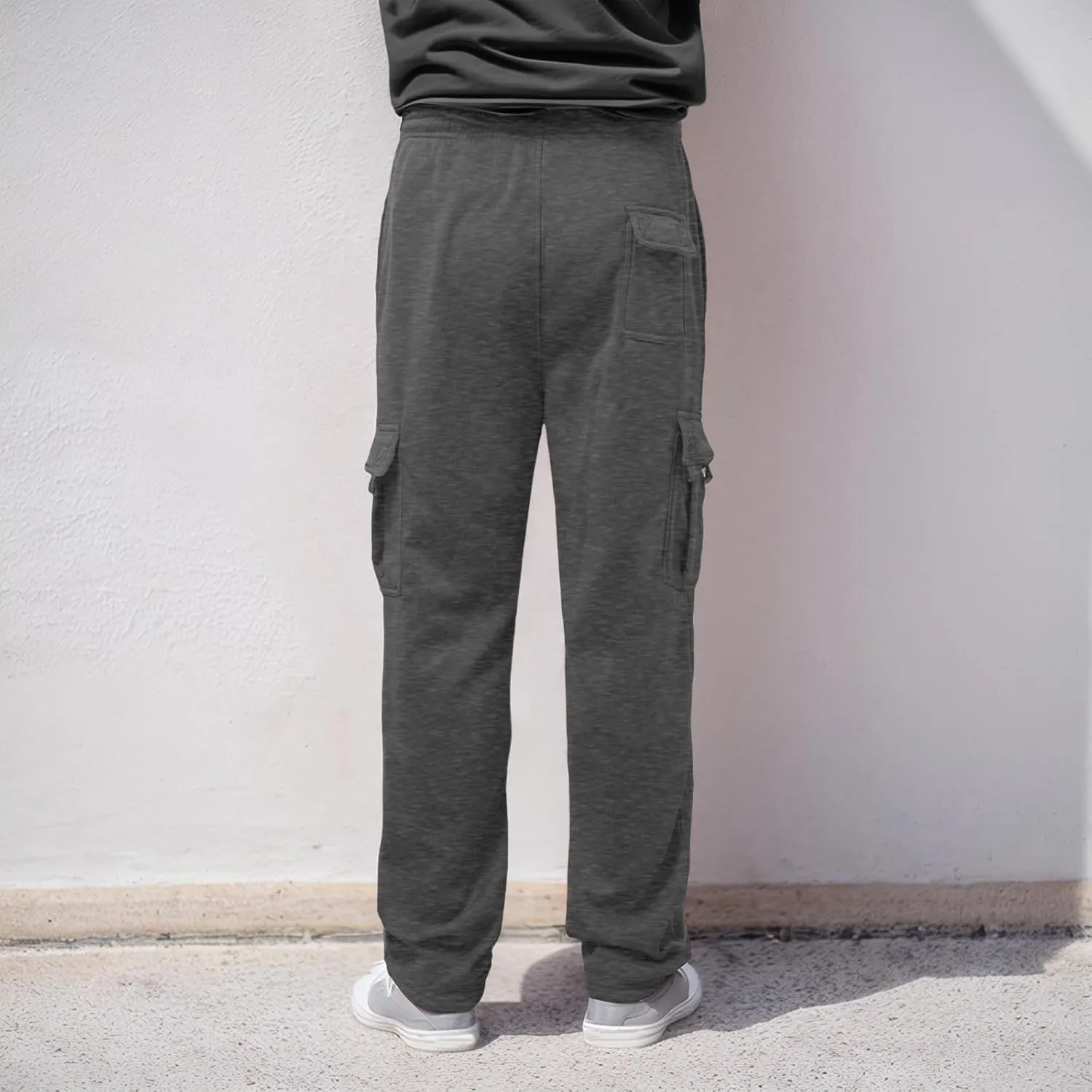Joggers for Men Casual Solid Pants Leggings Trousers Tooling Multi-Pocket Men's Color Men's Pants Slim Fit Track