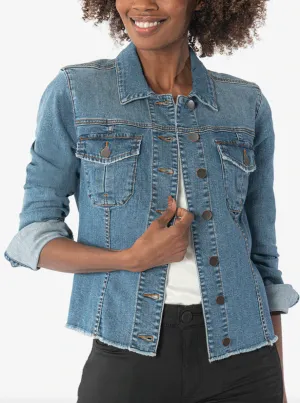 Kara Jacket No Waist With Fray [Openhearted-KJ0314MK3]