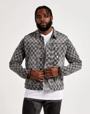 Kilogram Checker Denim Jacket