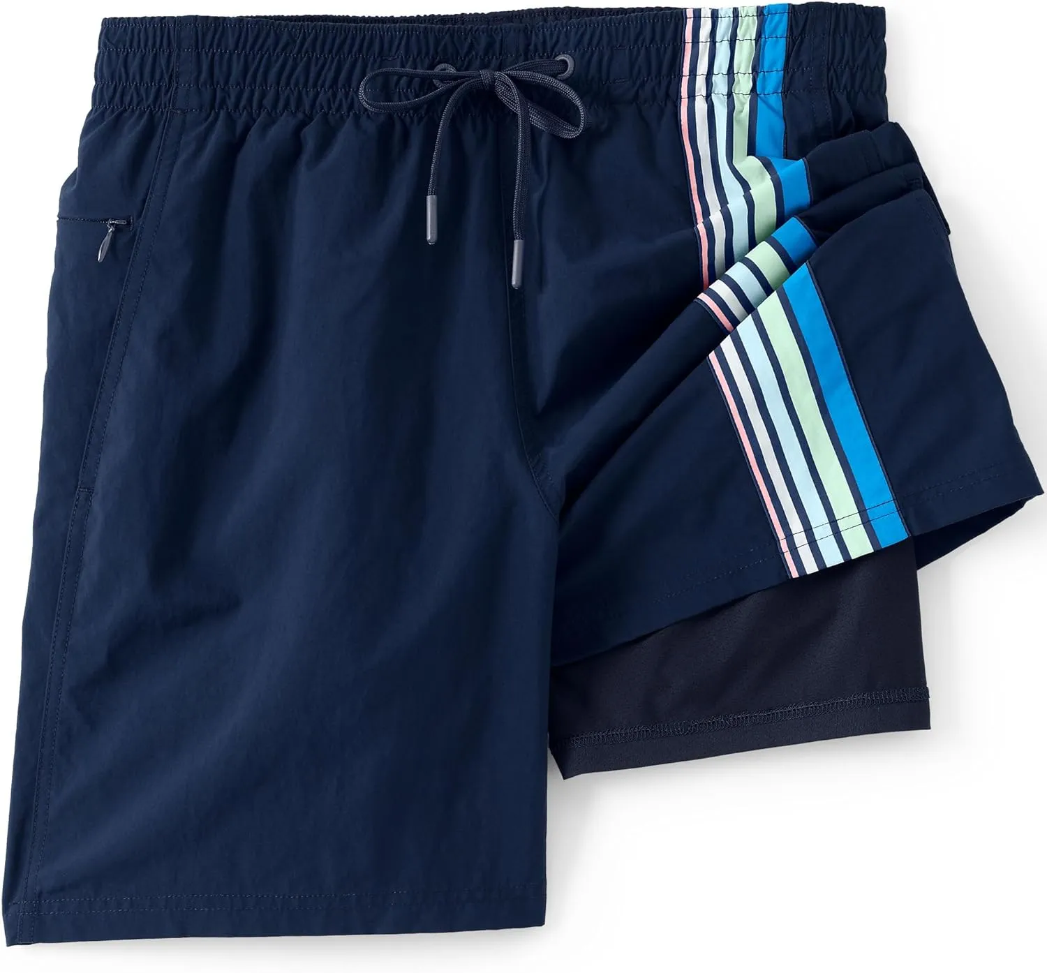 Lands' End Men's 7 Inch Volley Hydroliner Swim Trunks