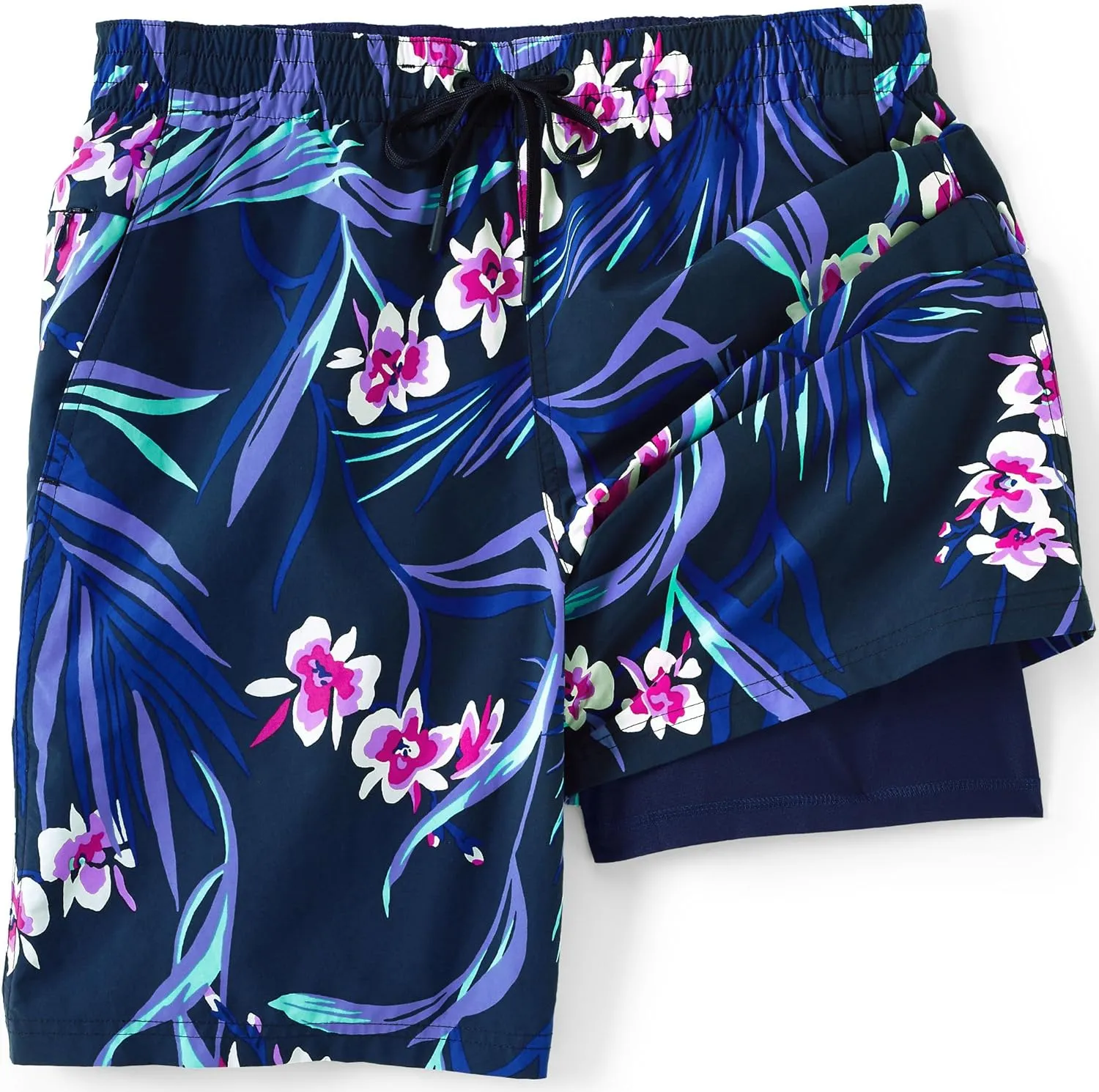 Lands' End Men's 9" Volley Hydroliner Swim Trunks