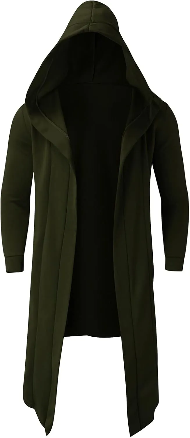 LCMTWX Men Hoodies And Winter Casual Loose Solid Hooded Sweater Top Men's Hooded Fleece Sweatshirt Zip Up Hoody Pullover &