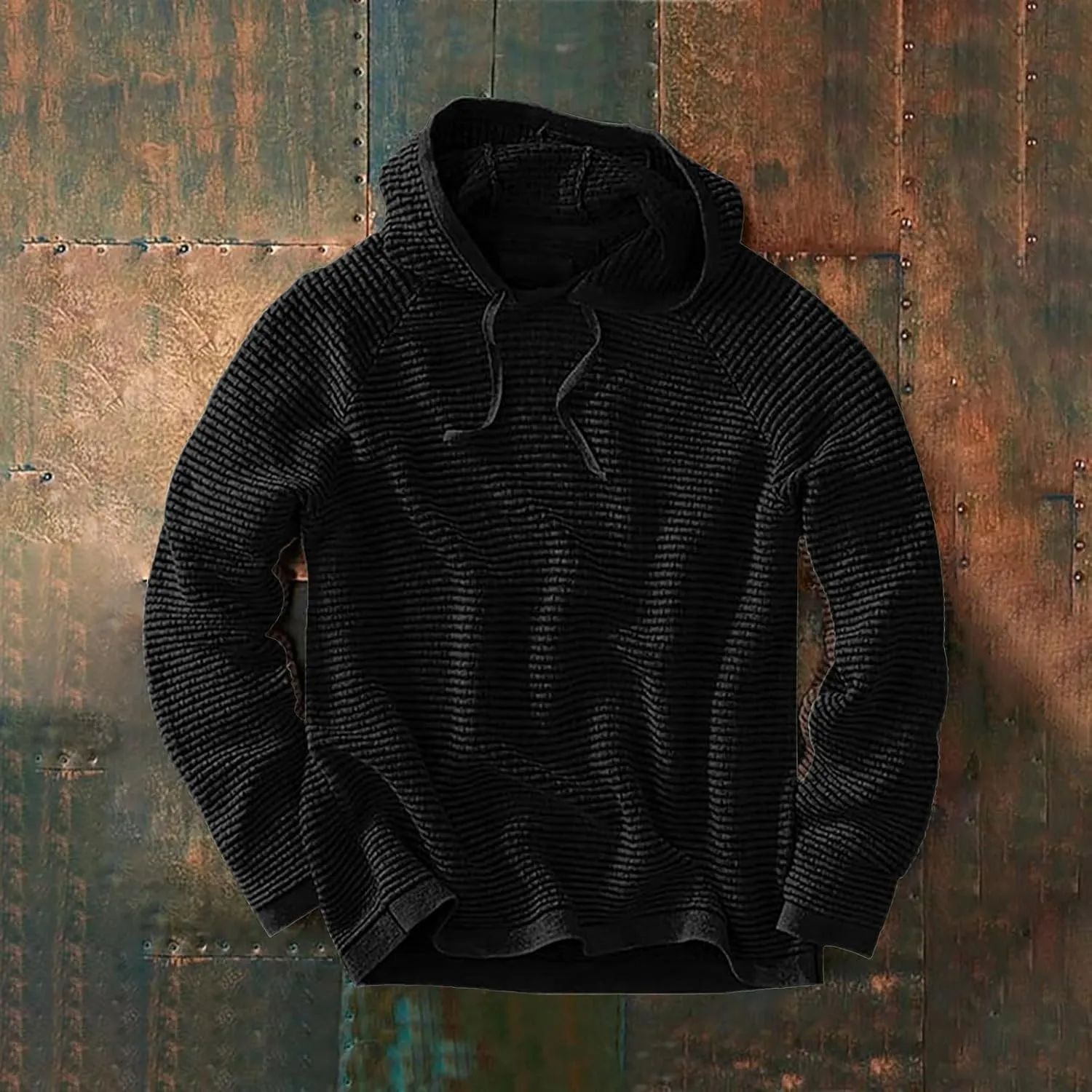 LCMTWX Mens Hoodies Pullover Casual Loose Solid Hooded Sweater Top Pullover Hooded Sweatshirt for Men Heavyweight Fleece