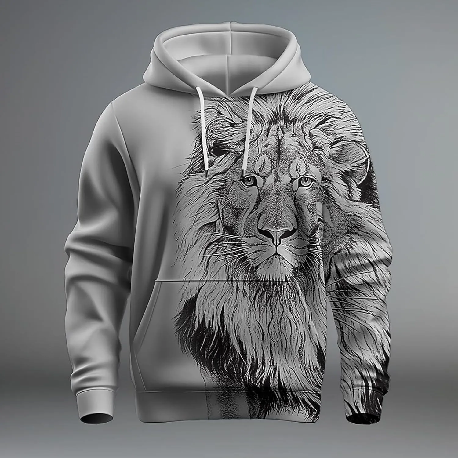 LCMTWX Mens Sweatshirt Winter Vintage Long Sleeve Hoodie Half Zipper Hooded Sweatshirt Top Workwear Multi Pocket Outdoor