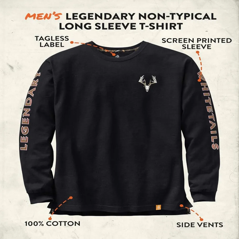 Legendary Whitetails Men's Non-Typical Long Sleeve T-Shirt