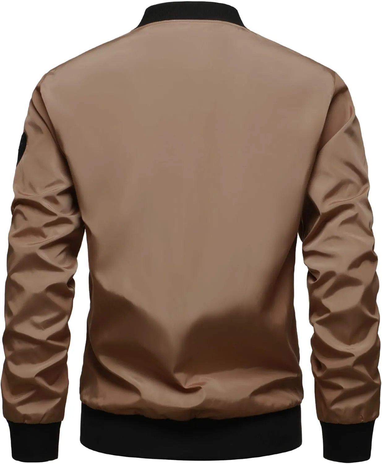Lightweight Jacket Men Casual Bomber Flight Jackets Tactical Zipper Windbreakers Slim Fit Fall Spring Thin Cardigans