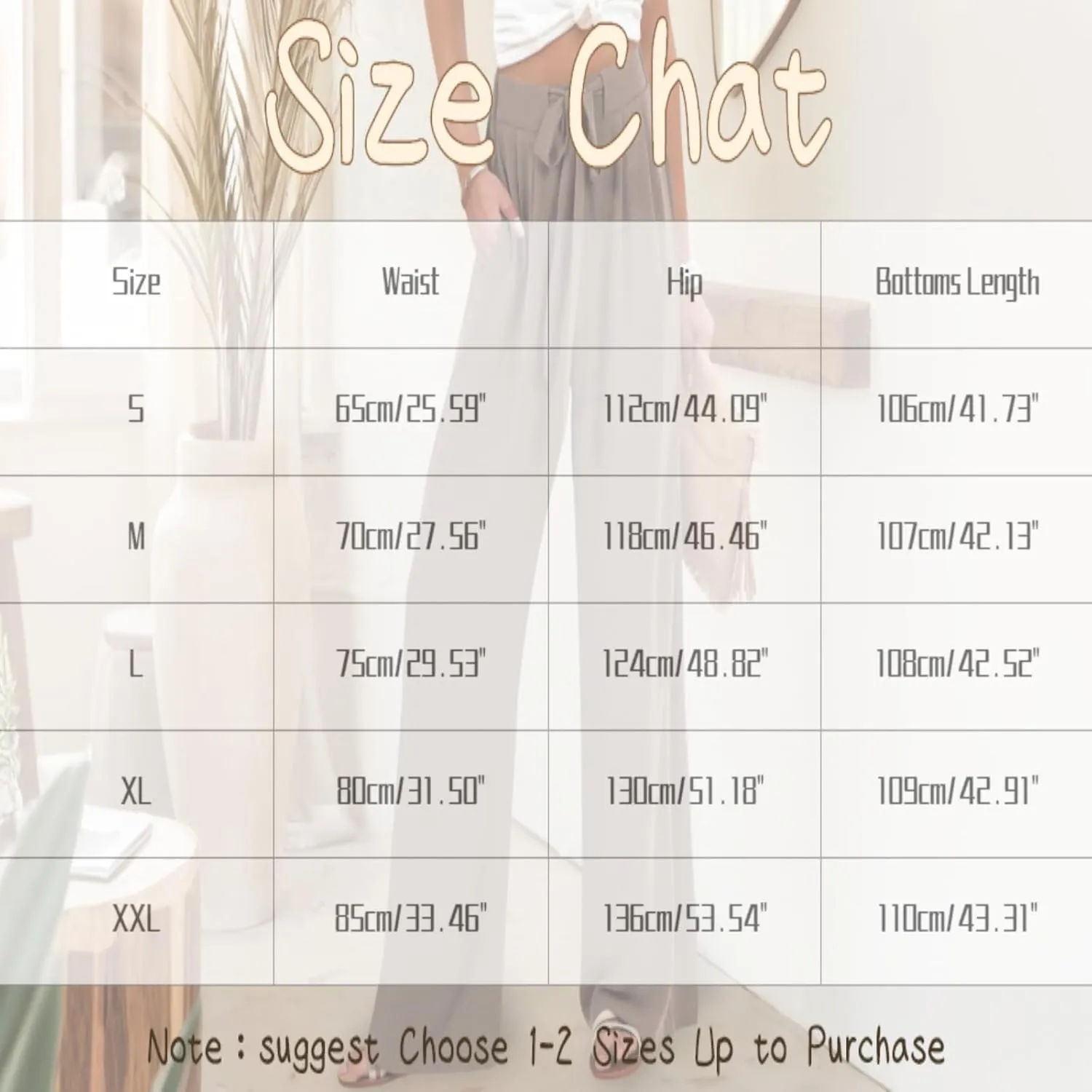Linen Palazzo Pants for Women Casual Loose Beach Wide Leg Flowy Trousers High Waisted Tie Knot Lounge Pant