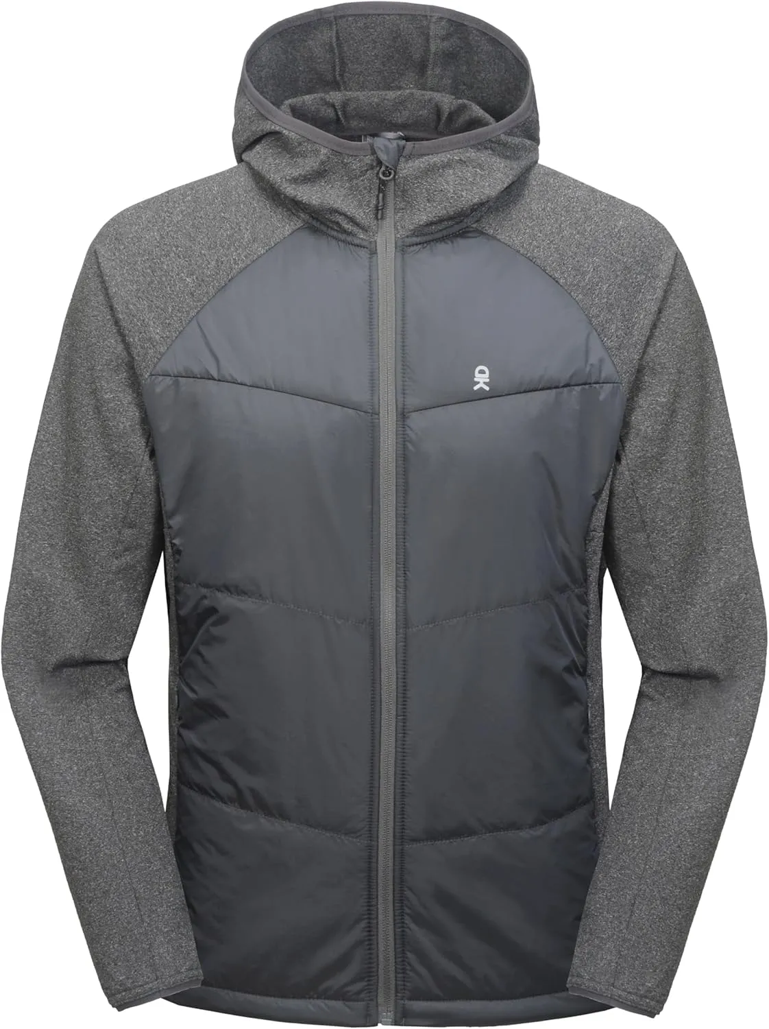 Little Donkey Andy Men's Running Jacket Lightweight Thermal Hybrid Puffer Jacket for Men Golf Hiking
