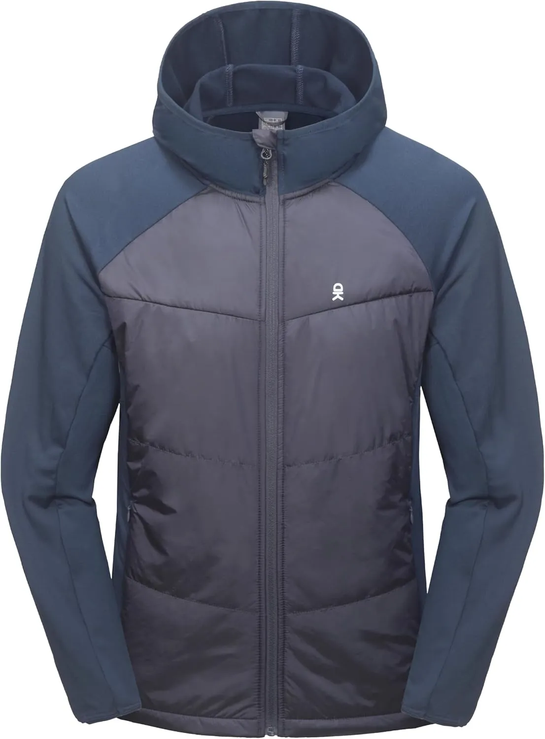 Little Donkey Andy Men's Running Jacket Lightweight Thermal Hybrid Puffer Jacket for Men Golf Hiking