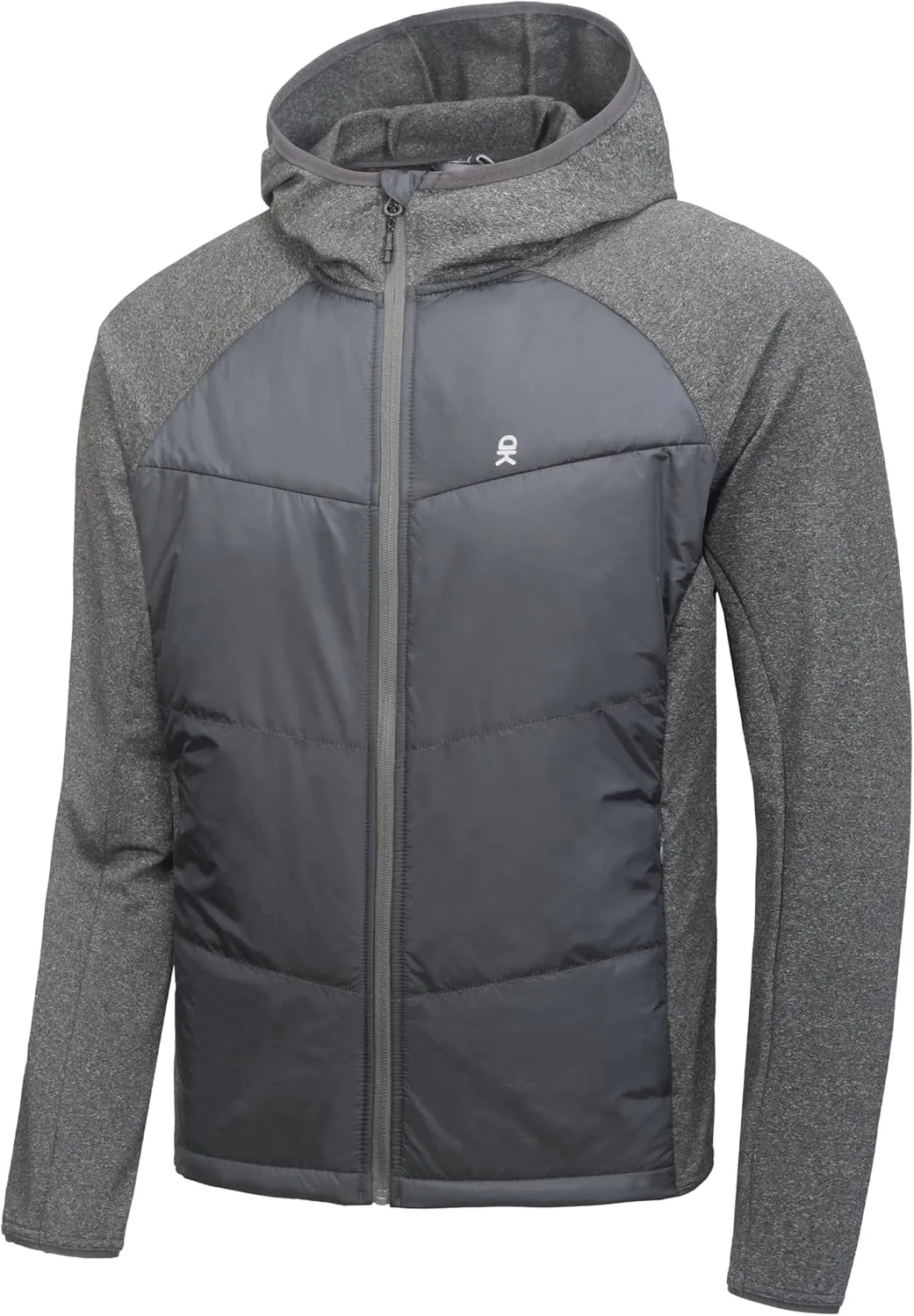 Little Donkey Andy Men's Running Jacket Lightweight Thermal Hybrid Puffer Jacket for Men Golf Hiking