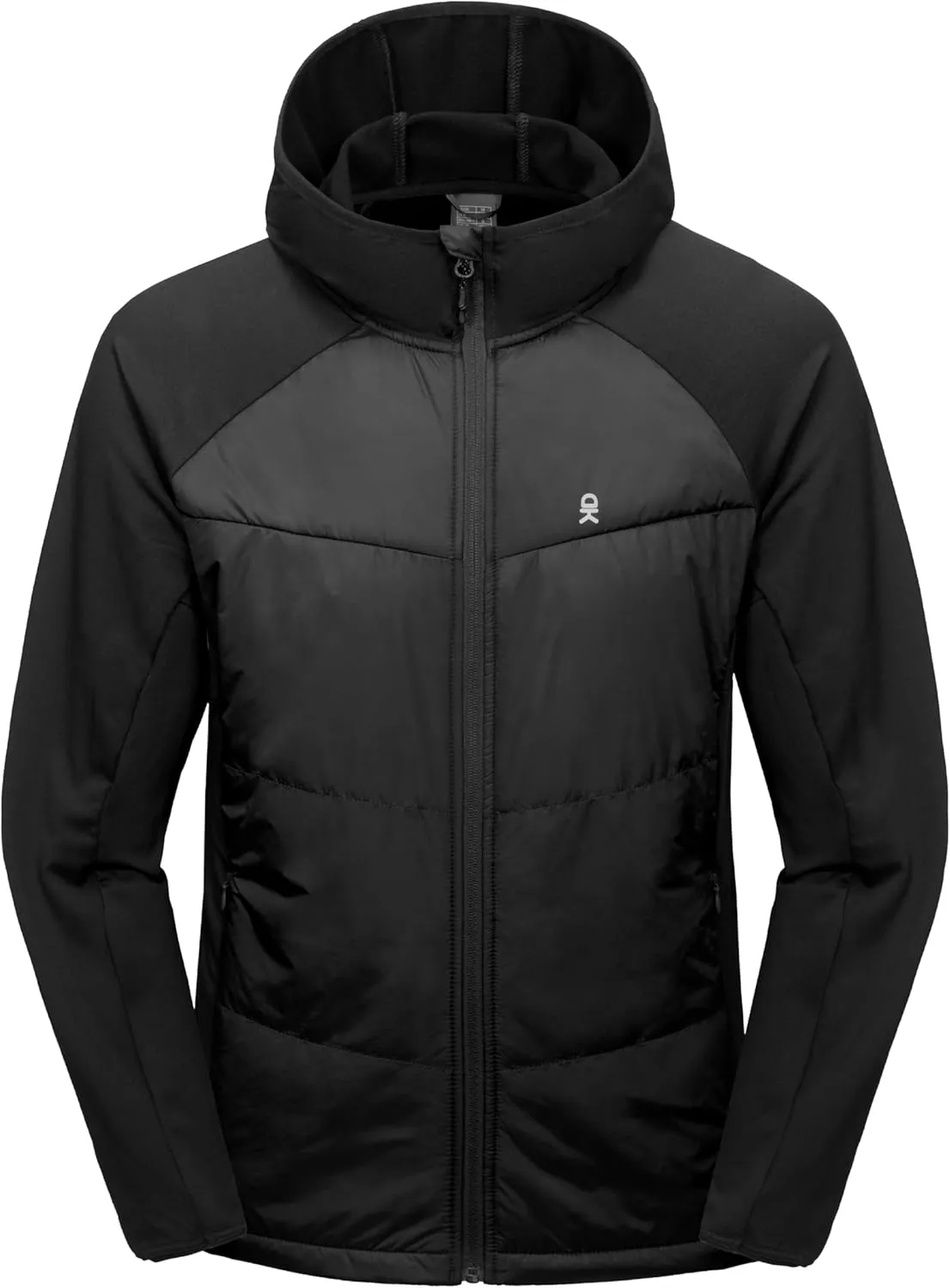 Little Donkey Andy Men's Running Jacket Lightweight Thermal Hybrid Puffer Jacket for Men Golf Hiking