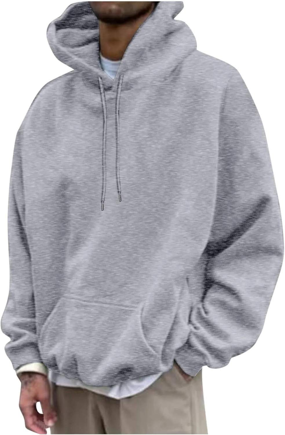 Love Like Jesus Hoodies for Men Letter Graphic Christian Faith Hoodies with Pocket Long Sleeve Drawstring Hooded Sweatshirts