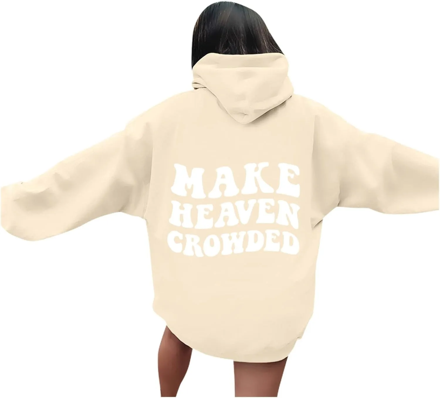 Love Like Jesus Letter Graphic Hoodies for Women Girls Oversized Long Sleeve Pocket Y2K Sweatshirt Tops
