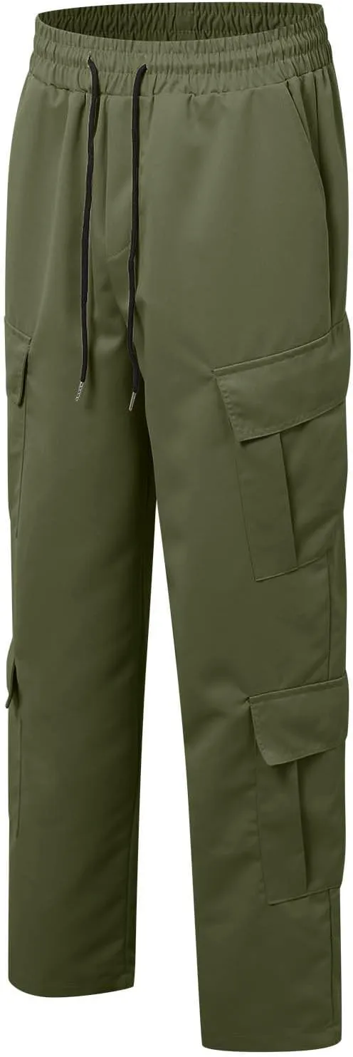 Men's Athletic Trousers Baggy Tactical Slacks Riding Stretch Joggers Shorts Travel Sport Regular Fit Yoga Summer Cloth