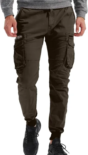 Mens Cargo Joggers Pants White Jeans Men Relaxed Fit Sweatpants Dress Pants Stacked Sweatpants Men Long Jogger