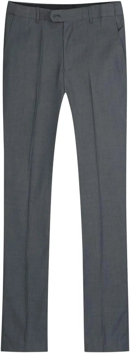 Mens Classic Slim Fit Fit Stretch Flat Front Slacks Dress Pants