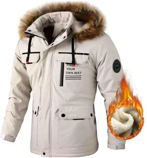 Men's Down Jacket Casual Thickened Cotton Padded Jacket Fashion Trend Winter Jacket Warm Winter Jackets Men's Cardigan