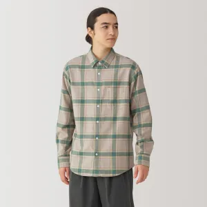 Men's Flannel Long Sleeve Patterned Shirt