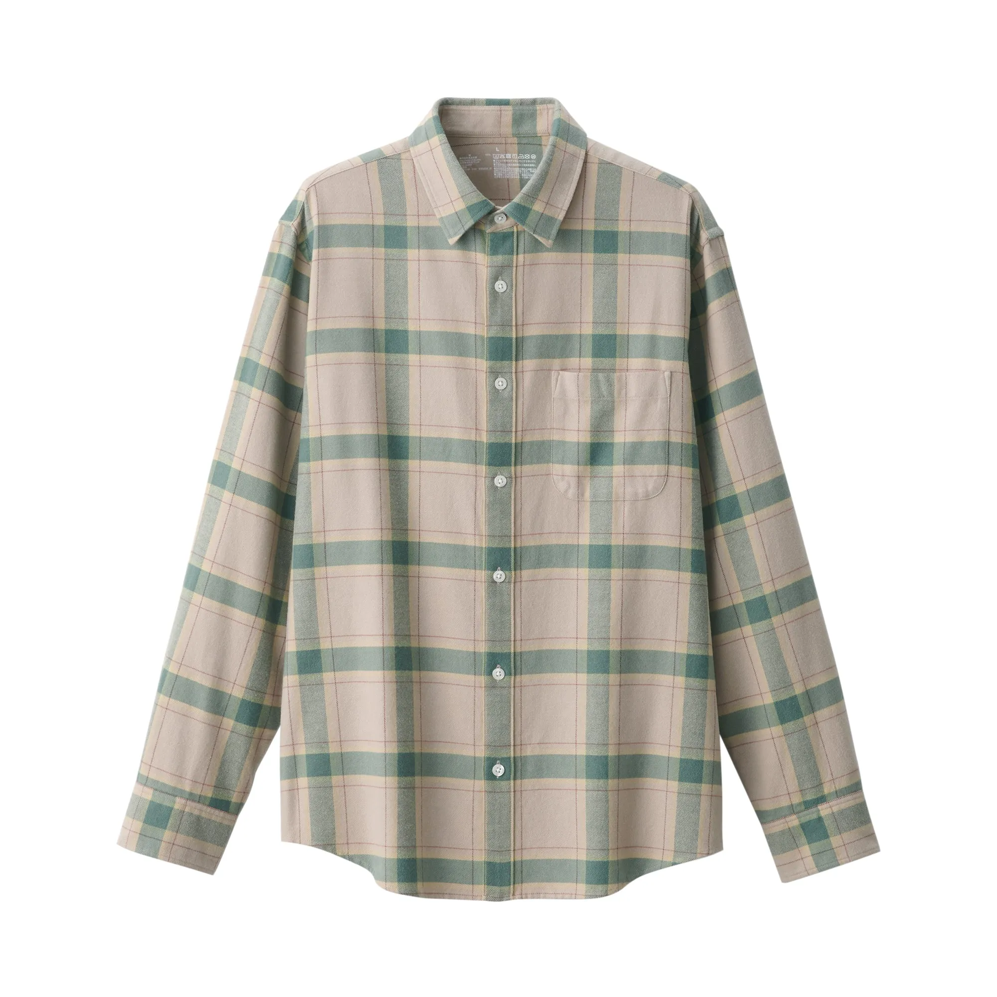 Men's Flannel Long Sleeve Patterned Shirt