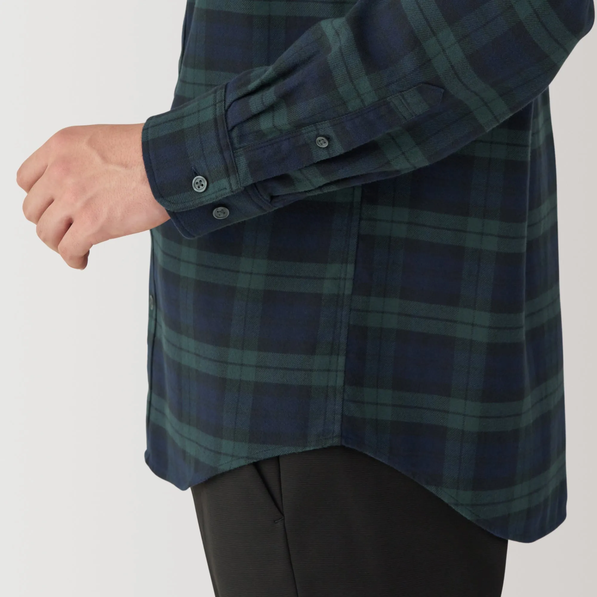 Men's Flannel Long Sleeve Patterned Shirt