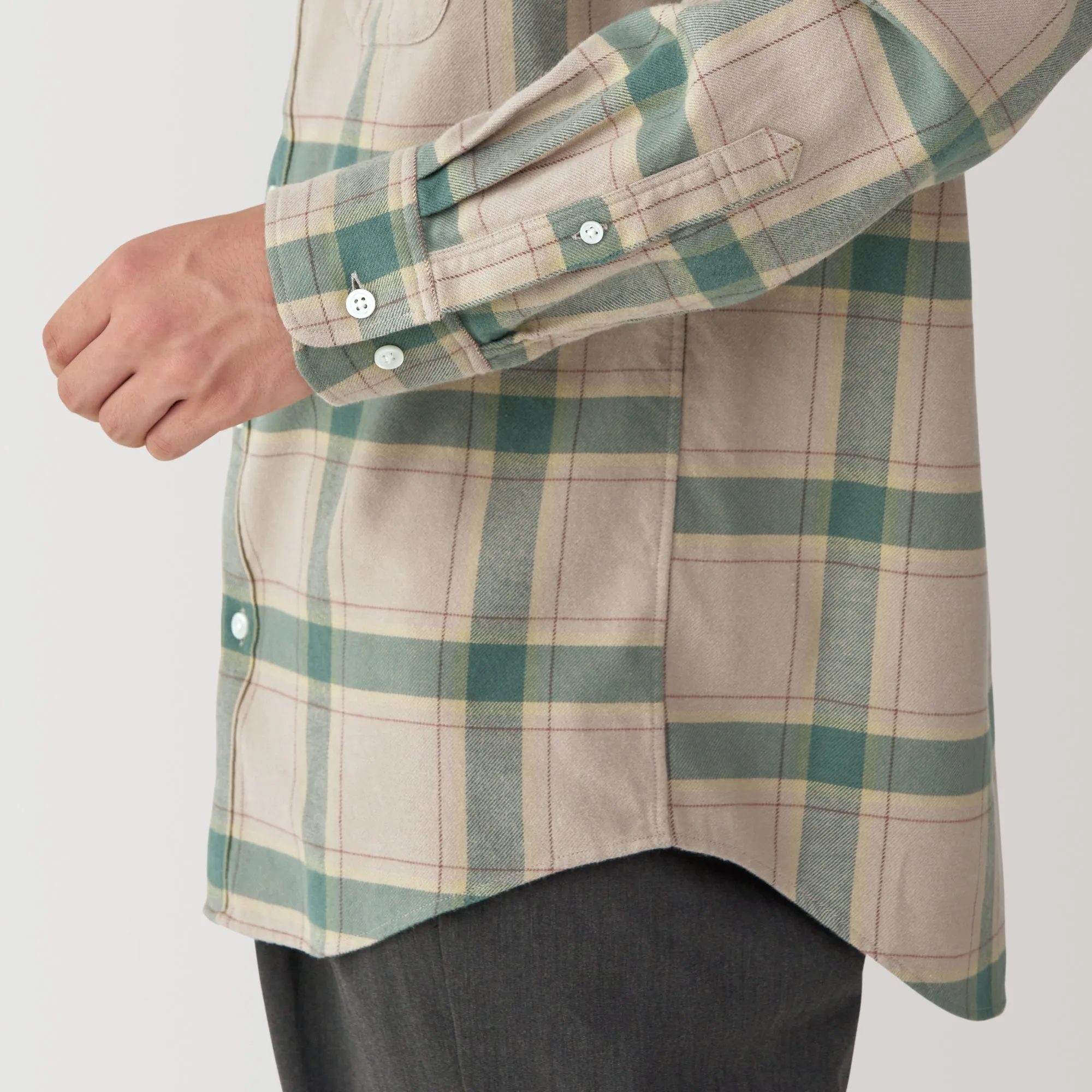 Men's Flannel Long Sleeve Patterned Shirt
