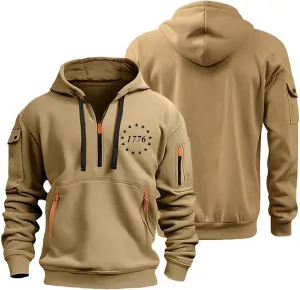 Mens Graphic Hoodies Pullover For Oversized Casual Pocket Prints Zip Up Sport Long Sleeve Sweatshirts