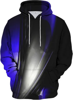 Mens Hooded Sweatshirt,Oversized 3D Graphic Hooded Sweatshrit For Men Women Unisex Casual Funny Long Sleeve Pullover