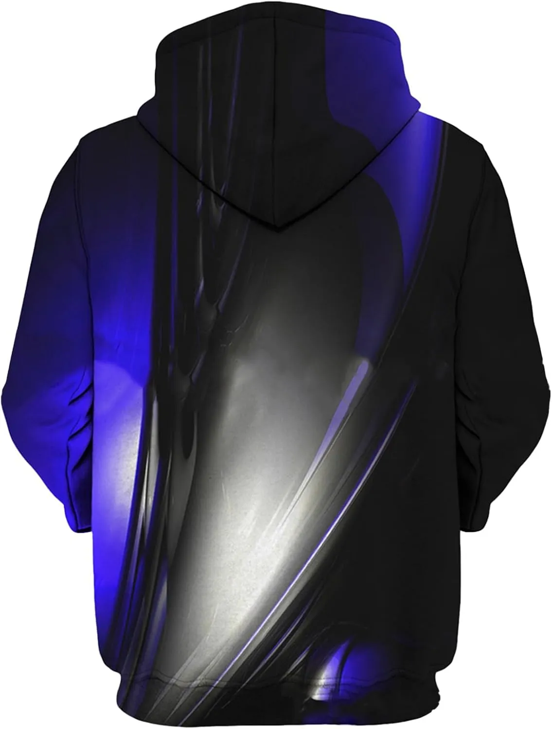 Mens Hooded Sweatshirt,Oversized 3D Graphic Hooded Sweatshrit For Men Women Unisex Casual Funny Long Sleeve Pullover
