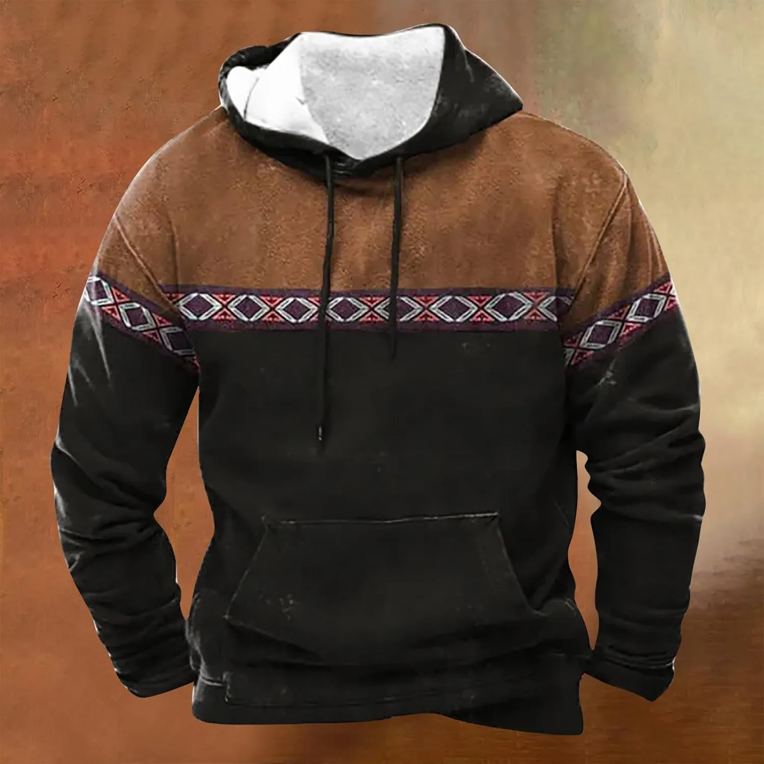 Men'S Hoodie Sleeved Hoodie Hooded Sweatshirt Tops Outdoor Sweatshirt Shirt Mens Lightweight Hoodies Rain Jacket Men