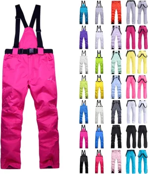 Men's Ski Pants Waterproof Snow Pants Windproof Snowboard Bibs Pants Spring Pants Outdoor Trousers Couple Gifts