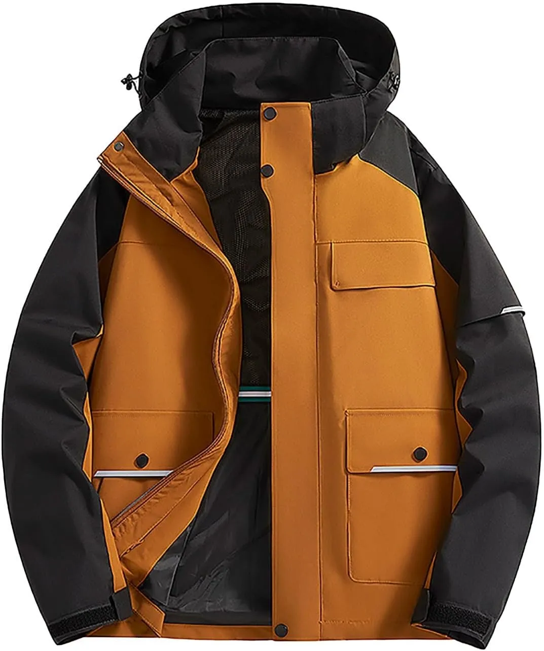 Mens Windbreaker Jackets Lightweight Rain Jacket Men Waterproof Casual Easy-Care Zip Up Versatile Outdoor Activitie Coat