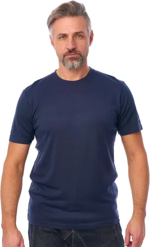Merino Wool T-Shirt Mens - Short Sleeve Merino Wool Shirts for Men Sport Lightweight Thermal Base Layer Hiking Tshirt