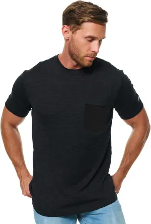 Merino Wool T-Shirt Mens - Short Sleeve Merino Wool Shirts for Men Sport Lightweight Thermal Base Layer Hiking Tshirt