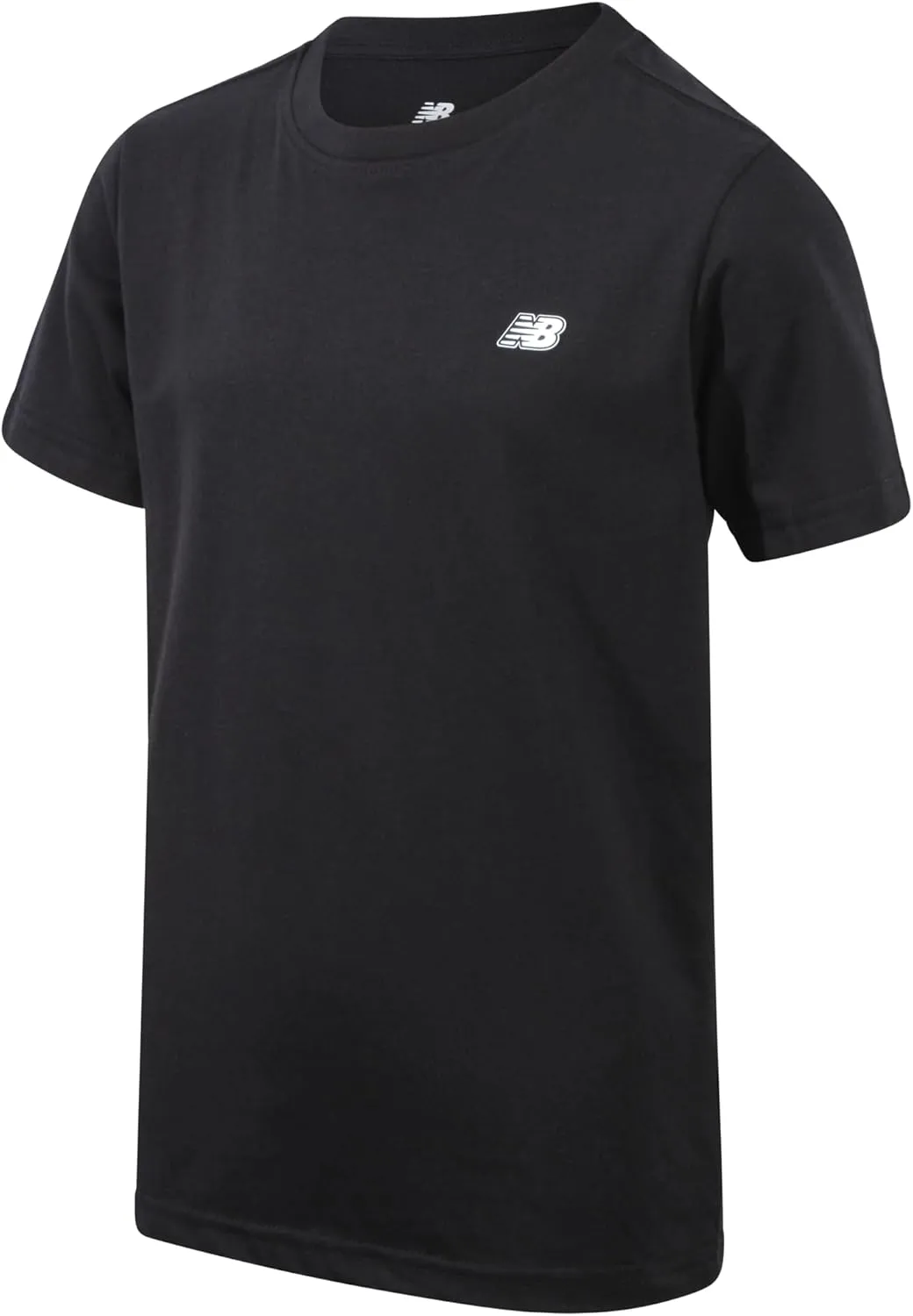 New Balance Boys' T-Shirt - Classic Cotton Active T-Shirt for Boys' - Kids Youth Crewneck Short Sleeve Shirt (8-20)