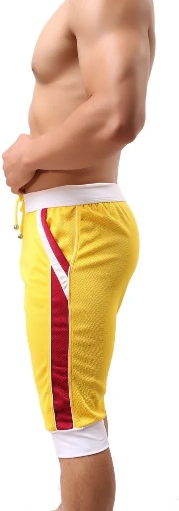 ONEFIT Men's Fashion Sports Pants Summer Thin Section Pants Capri Pants Shorts