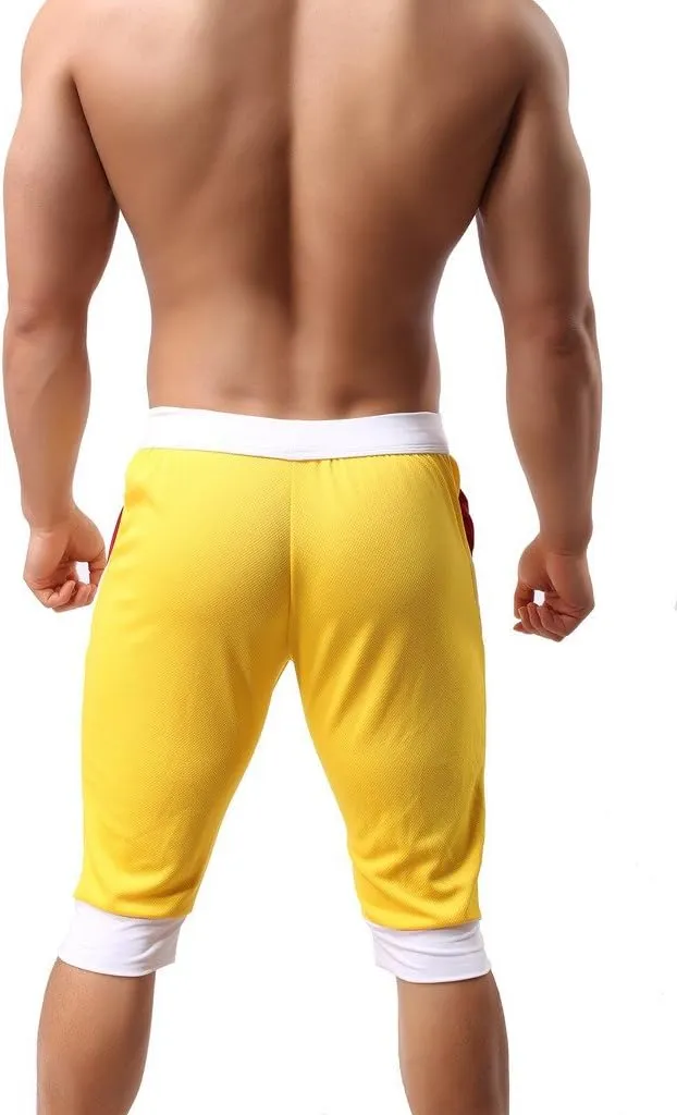 ONEFIT Men's Fashion Sports Pants Summer Thin Section Pants Capri Pants Shorts