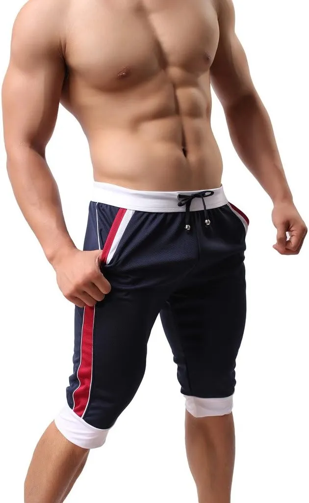 ONEFIT Men's Fashion Sports Pants Summer Thin Section Pants Capri Pants Shorts
