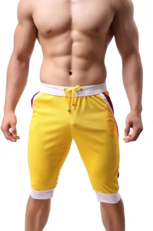 ONEFIT Men's Fashion Sports Pants Summer Thin Section Pants Capri Pants Shorts