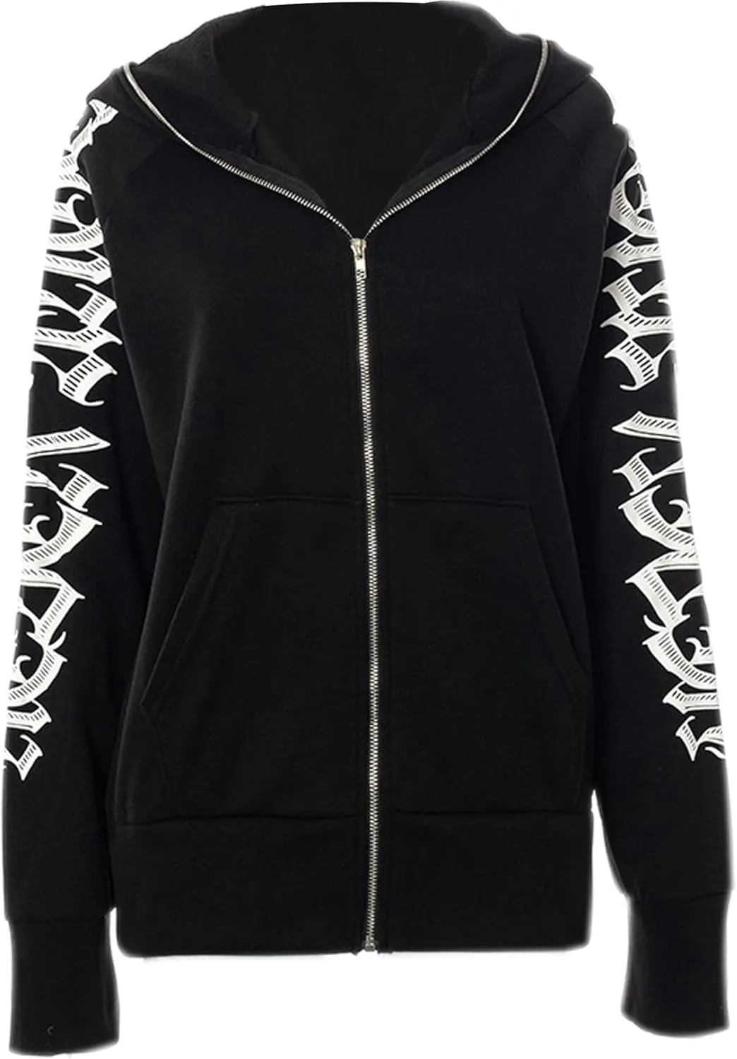 Pink Spider Full Zip Hoodie Y2k Rhinestone Skull Streetwear Skeleton Hoodies Goth Grunge Oversized Jacket